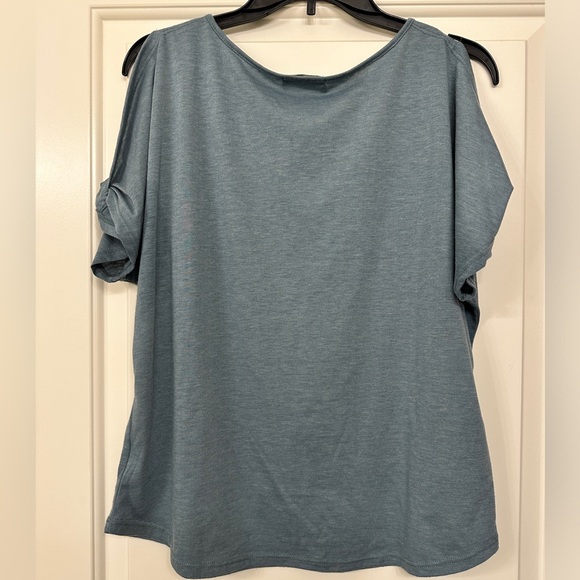 TWO COLETTE Romey Cold Shoulder Knit Tops. Both size Medium. - Picture 5 of 7